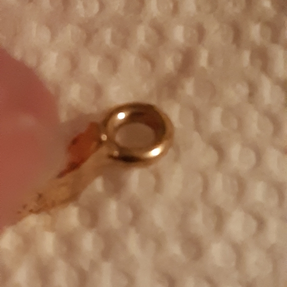 Crescent Moon Pendant with Stones - Picture 5 of 6